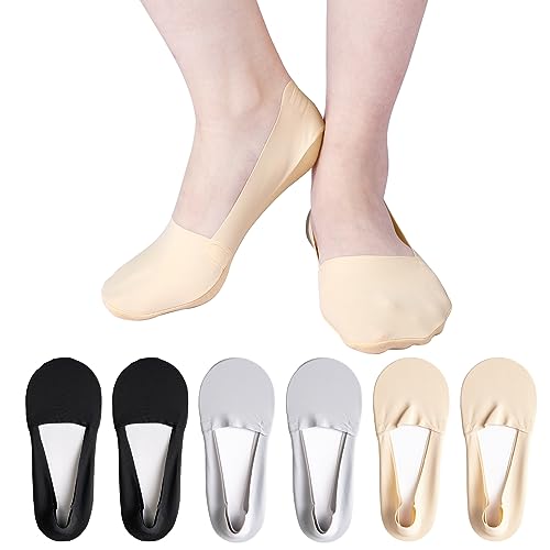 TAGVO 6Paar Damen Füßlinge Unsichtbare Socken,Low Cut Liner und Schnitt Willkürlich Unsichtbare Socken mit Rutschfest Silikon,Weiche Atmungsaktive Bootssocken Bootssocken für Loafer Flache Bootsschuhe von TAGVO