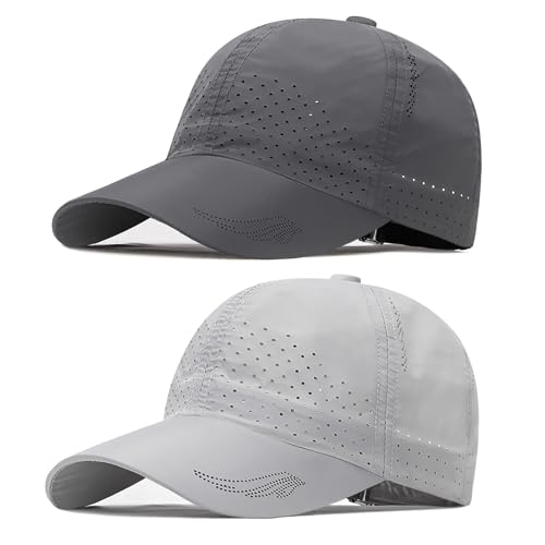 TAGVO Baseball Cap Damen Herren, Baseball Cap Damen Sommer Schnell Trocknende Masche Atmungsaktiv Basecap Outdoor Sonnenschutz Sommercap Unisex Einstellbare Baseballmütze Sportkappe von TAGVO