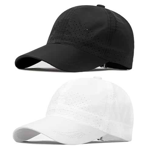 TAGVO Baseball Cap Damen Herren, Baseball Cap Damen Sommer Schnell Trocknende Masche Atmungsaktiv Basecap Outdoor Sonnenschutz Sommercap Unisex Einstellbare Baseballmütze Sportkappe von TAGVO