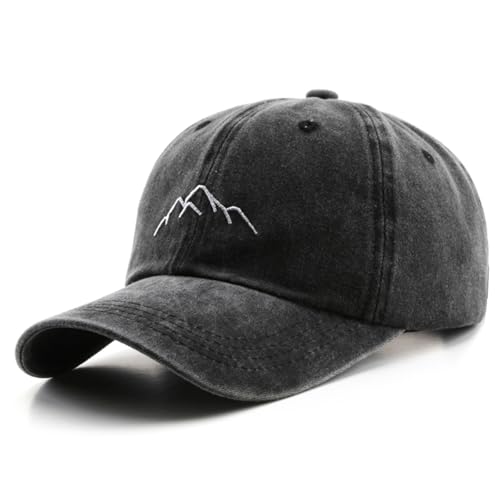 TAGVO Baseball Cap Unisex - Faltbar Verstellbar Passform Basecap, Klassisch Gewaschene Baseballmütze mit Schirmbestickung, Sport Cap Sonnenschutz Baseballkappe aus 100% Baumwolle Damen und Herren von TAGVO