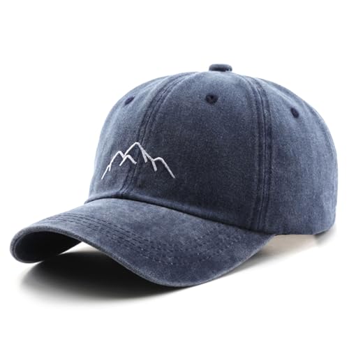 TAGVO Baseball Cap Unisex - Faltbar Verstellbar Passform Basecap, Klassisch Gewaschene Baseballmütze mit Schirmbestickung, Sport Cap Sonnenschutz Baseballkappe aus 100% Baumwolle Damen und Herren von TAGVO
