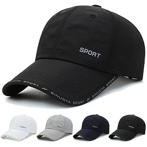 TAGVO Baseball Cap für Herren Damen, Sommer Atmungsaktiv Mesh Baseballmütze, Verstellbare Baumwolle Outdoor Running Freizeit Basecap Trucker Cap Einheitsgröße mit verstellbarem Schnallenverschlus von TAGVO