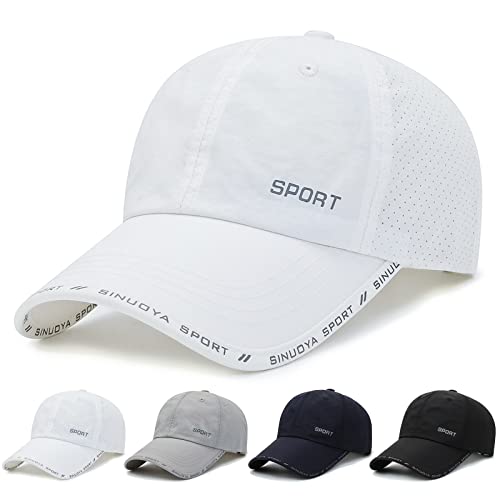 TAGVO Baseball Cap für Herren Damen, Sommer Atmungsaktiv Mesh Baseballmütze, Verstellbare Baumwolle Outdoor Running Freizeit Basecap Trucker Cap Einheitsgröße mit verstellbarem Schnallenverschlus von TAGVO