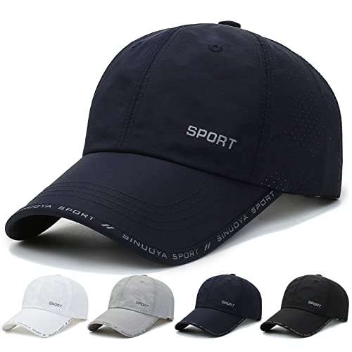 TAGVO Baseball Cap für Herren Damen, Sommer Atmungsaktiv Mesh Baseballmütze, Verstellbare Baumwolle Outdoor Running Freizeit Basecap Trucker Cap Einheitsgröße mit verstellbarem Schnallenverschlus von TAGVO