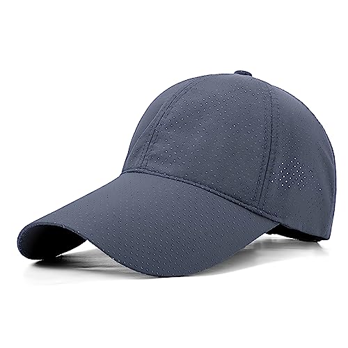 TAGVO Baseballkappe Damen Sommer Schnell Trocknende Masche Atmungsaktiv Baseballmütze Unisex Outdoor Sonnenschutz Sommercap Einstellbare Baseball Cap von TAGVO