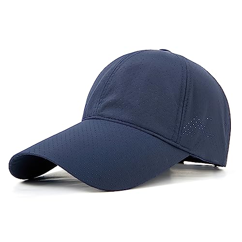 TAGVO Baseballkappe Damen Sommer Schnell Trocknende Masche Atmungsaktiv Baseballmütze Unisex Outdoor Sonnenschutz Sommercap Einstellbare Baseball Cap von TAGVO