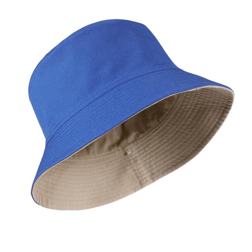 TAGVO Fischerhut XXL Anglerhut Große Bucket Hat Baumwolle Reversibel Sonnenhut Sommerhut Eimerhut Für Damen Herren von TAGVO