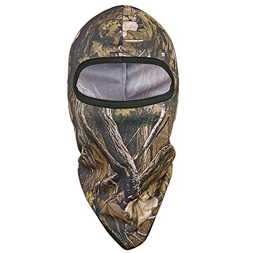 TAGVO Jagd Balaclava Gesichtsmaske, Winddicht Camouflage Balaclava Taktische Kapuze Headwear, Helme Liner für Erwachsene Frauen und Männer elastische Universalgröße (Stil-A81) von TAGVO