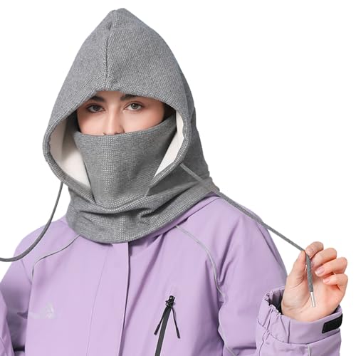 TAGVO Sturmhaube Damen Winter Warme Balaclava Gesichtsmaske Unisex Skimaske Winddicht Vollgesichtsmaske Fleece Full Face Gesichtshaube für Motorrad Fahrrad Winter Sport und Outdoor von TAGVO