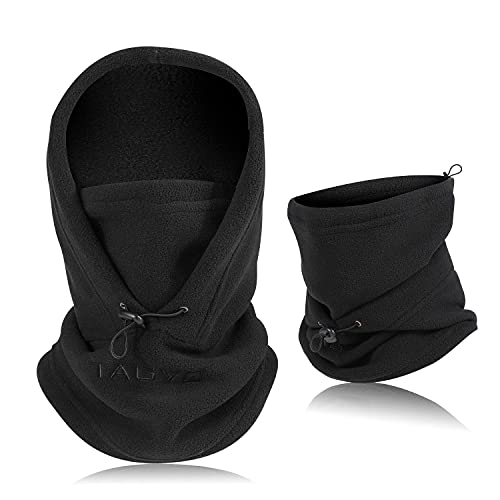 TAGVO Sturmhaube Winddichte Skimaske Thermo-Fleece-Kapuze Winter Mehrzweck Verwendung Unisex-Gesichtsmaske Warm＆Atmungsaktive Gesichtsbedeckung Schwerer Nackenwärmer Für Wintersport im Freien von TAGVO