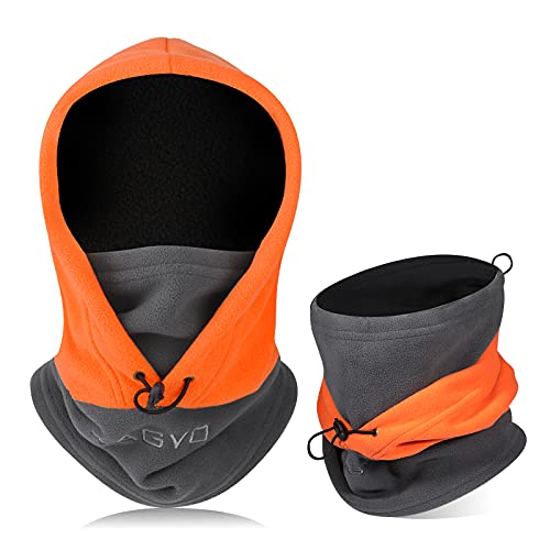 TAGVO Sturmhaube Winddichte Skimaske Thermo-Fleece-Kapuze Winter Mehrzweck Verwendung Unisex-Gesichtsmaske Warm＆Atmungsaktive Gesichtsbedeckung Schwerer Nackenwärmer Für Wintersport im Freien von TAGVO