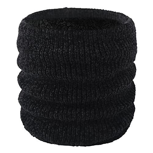 TAGVO Winter Chenille Loop Schal Herren Damen Verdickte Warme Fleece Futter Winterkreisschal Schlauchschal Unisex Lässiger Nackenwärmer für Outdoor Indoor Aktivitäten Winddichte Kreisschlaufenschals von TAGVO