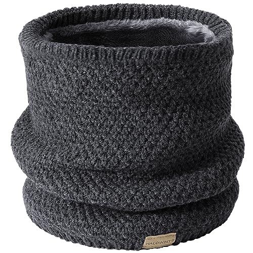 TAGVO Winter Loopschal Winddicht Halsschlauch Herren,Warm Halsschlauch Ski, Schlauchschal Halstuch Halswärmer Gesichtsschal Fleece Loop Schal Männer Frauen Loopschal Nackenwärmer Motorrad Laufen von TAGVO