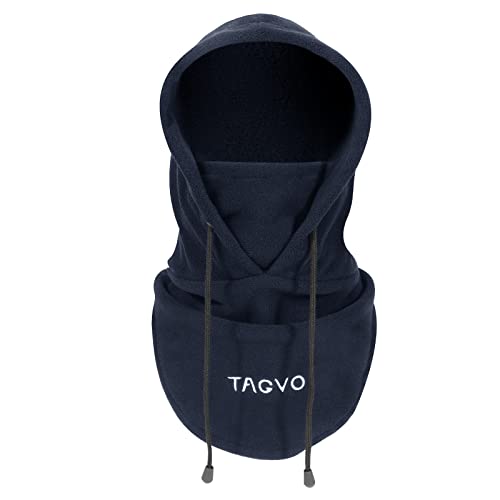 TAGVO Winter Thermal Fleece Sturmhauben, weiche und warme verstellbare Kapuze Hut Skifahren Gesichtshaube Halswärmer Wärmer,zum Laufen Skifahren Radfahren Motorräder Wandern - Männer & Frauen von TAGVO