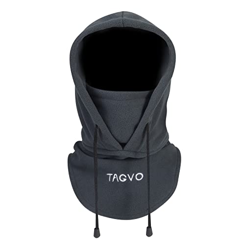 TAGVO Winter Thermal Fleece Sturmhauben, weiche und warme verstellbare Kapuze Hut Skifahren Gesichtshaube Halswärmer Wärmer,zum Laufen Skifahren Radfahren Motorräder Wandern - Männer & Frauen von TAGVO