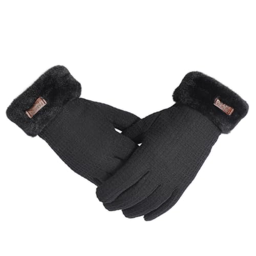 TAGVO Winterhandschuhe Damen Warm Touchscreen Handschuhe mit Fleece Gefütterte Thermo Wollhandschuhe für Kaltes Wetter von TAGVO