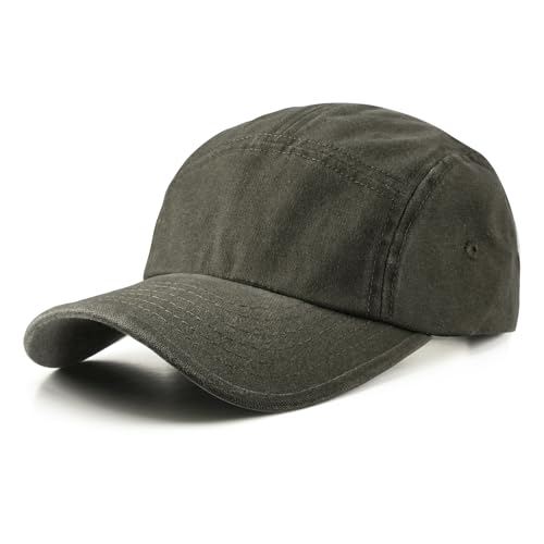 TAGVO XL Vintage Basecap Kappe Für Großen, Unisex Kopf Pigment Verstellbar Baseballkappe Washed Optik Retro Baseball Cap von TAGVO