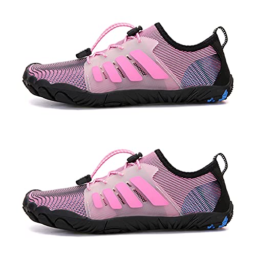 Barfuß Wasserschuhe für Frauen Schwimmen Yoga Strand Wandern Kajak Schuhe Outdoor Sneaker Sport Sneaker, rose, 37 1/3 EU von TAHUAON