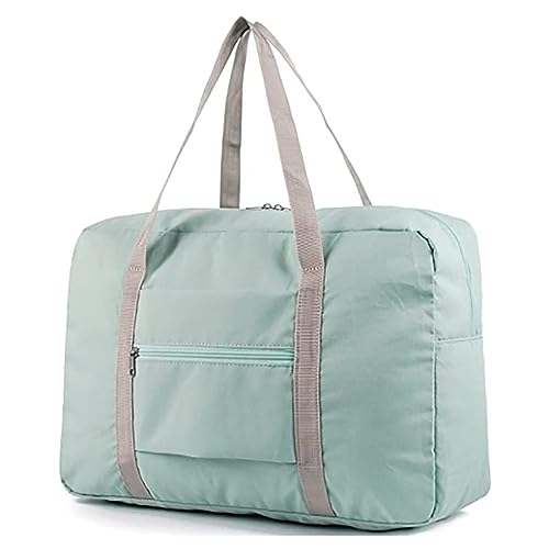 Faltbare Reise Duffel Bag Leichte Sport Tote Turnbeutel Wasserabweisend Reißfest Gepäck Tasche, grün von TAHUAON