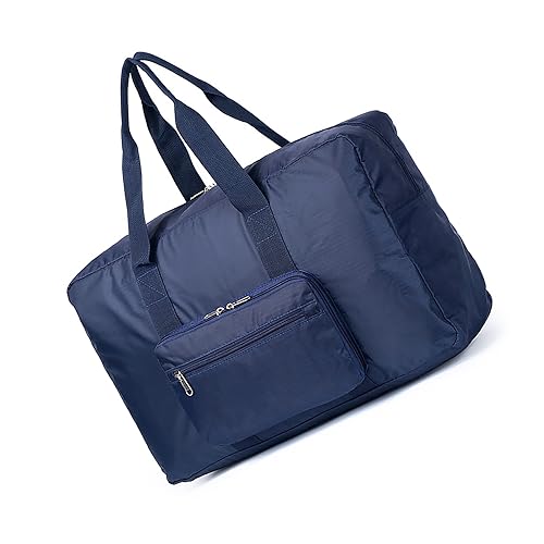 Faltbare Reisetasche, 40 l, groß, 48 x 16 x 30 cm, wasserdichte Oxford-Reisetasche, Kleidertasche, Tragetasche für Damen, Herren, Urlaub, Sport, Farbe A von TAHUAON