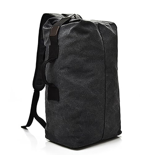 Modischer Canvas-Rucksack, Schultertasche, Sporttasche, Reisetasche, Handgepäck, Farbe A von TAHUAON