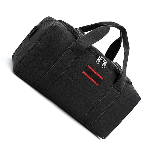 Reisetasche, 40 l, Handgepäck, Wochenendtasche für Männer und Frauen, Segeltuch, Fitnessstudio, Übernachtungstasche mit Schuhtasche für Reisen, Outdoor, Farbe A von TAHUAON