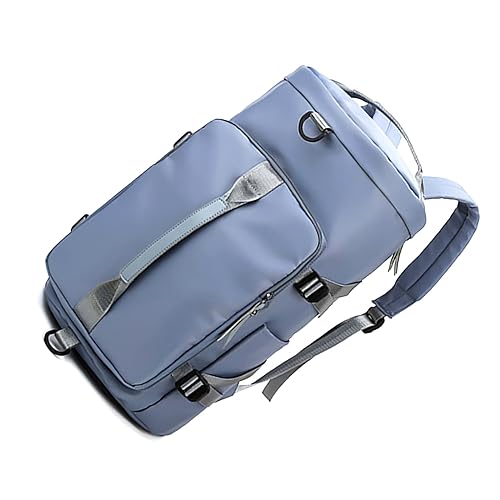 Sport Duffle Bag Reise Handtasche - Gym Rucksack Reise Duffle Bag mit Schuhfach, Trocken & Nass Getrennt Multifunktionale Übernachtungstaschen, GymBag für Damen und Herren Blau, Farbe A von TAHUAON