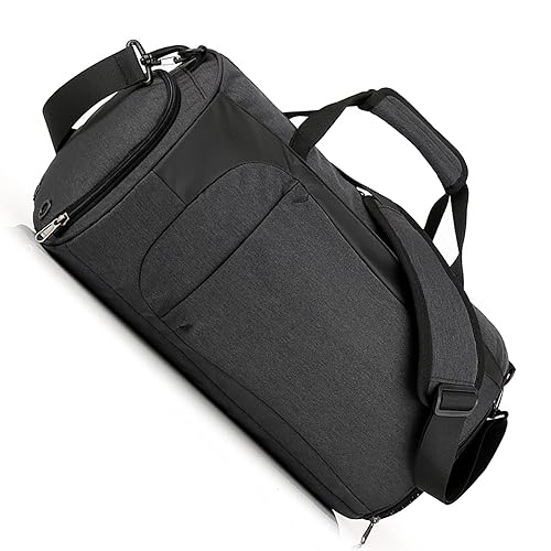 Sporttasche, Sporttasche mit Schuhfach und Nassfach, groß, faltbar, Reisetasche für Herren und Damen, wasserdichte Wochenend-Reisetasche, Handgepäcktasche, Farbe A von TAHUAON