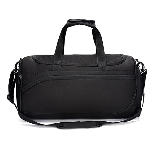 Weekend Bag Nylon Messenger Duffel Bag Water Resistant Large Training Carry On Handbag Travel Overnight Shoulder Tote Foldable Top Handle Bag Camping Holiday for Women Men,35L, Farbe A von TAHUAON