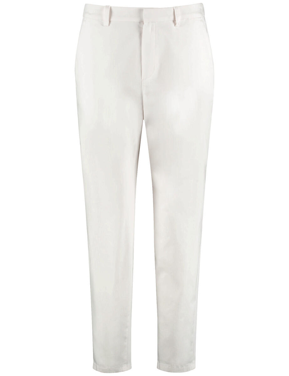 TAIFUN - 7/8 Chino aus Baumwoll-Stretch beige/weiß - Gr. - 34 von TAIFUN