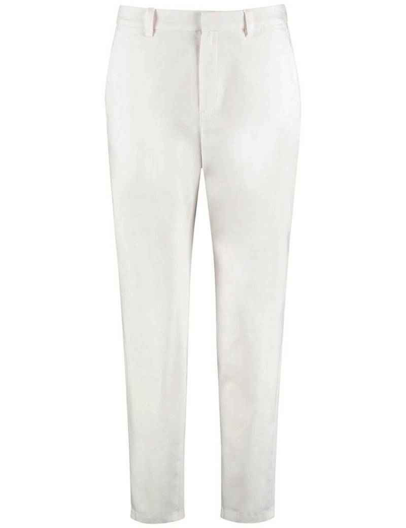 TAIFUN - 7/8 Chino aus Baumwoll-Stretch beige/weiß - Gr. - 34 von TAIFUN