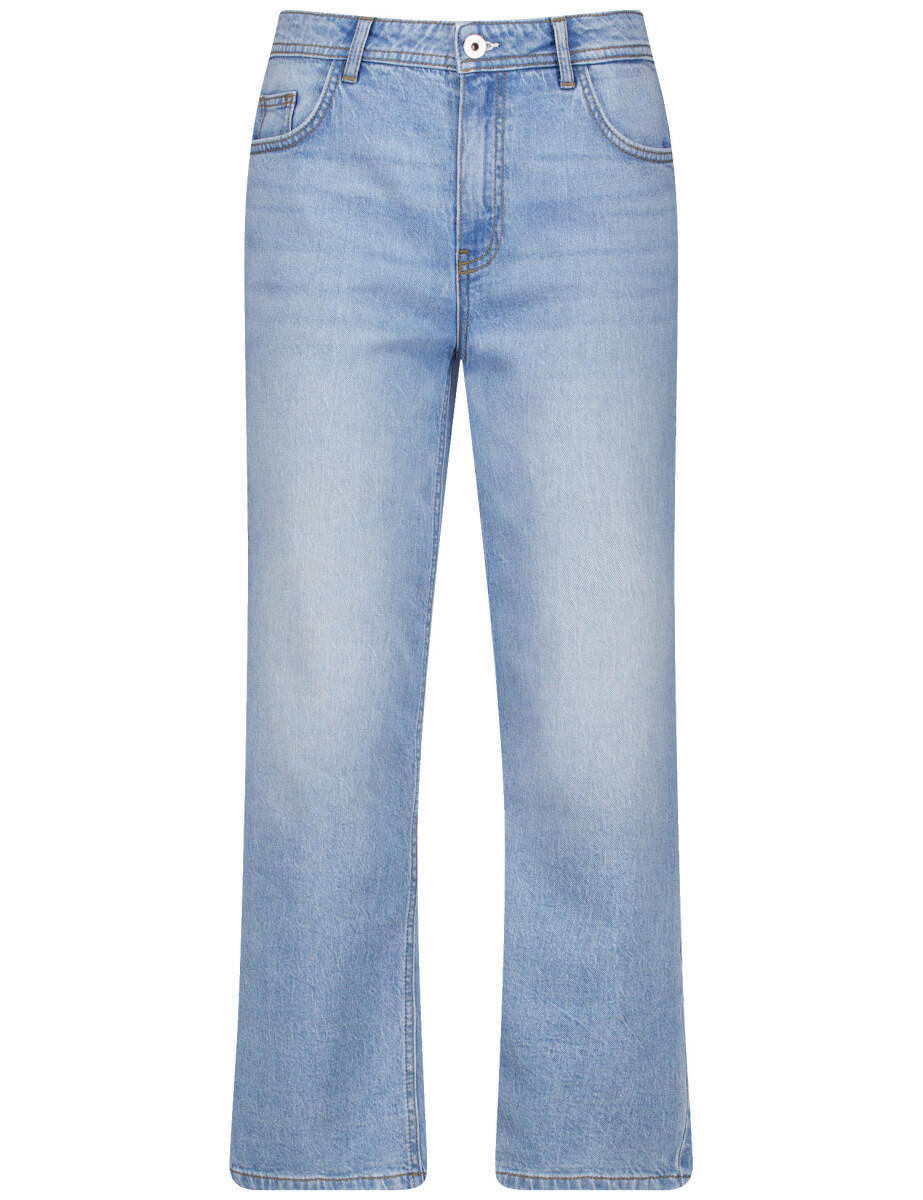 TAIFUN - 7/8 Jeans mit geradem Bein Straight Fit blau - Gr. - 34 von TAIFUN