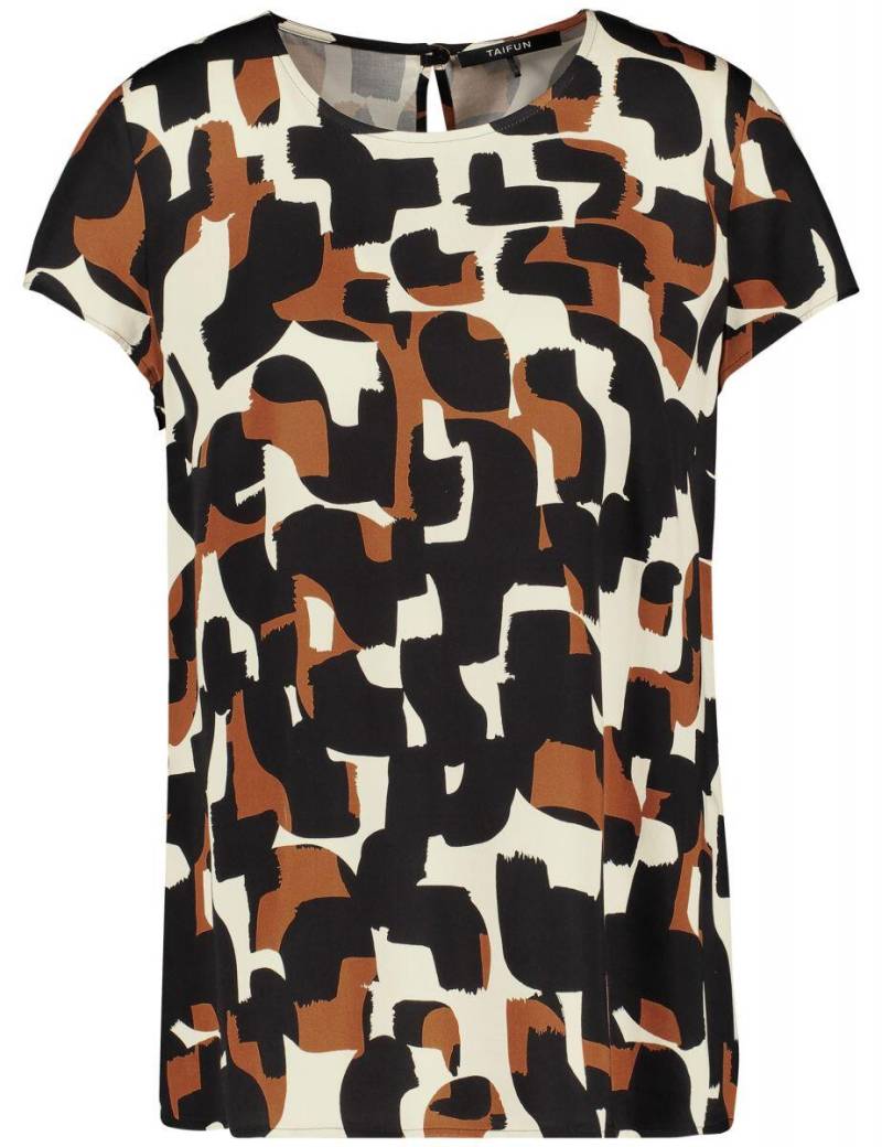 TAIFUN - Bluse beige/weiß - Gr. - 34 von TAIFUN