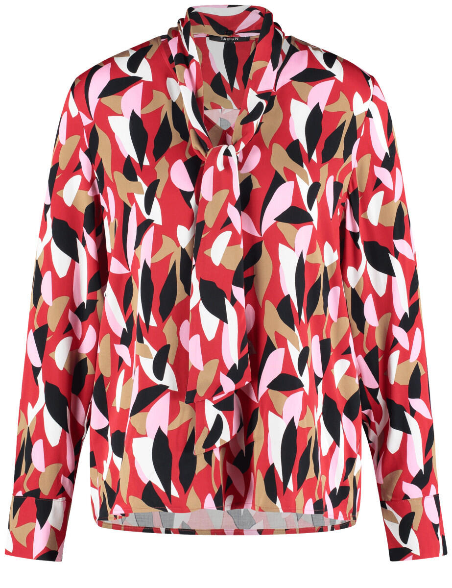 TAIFUN - Bluse mit Allover-Muster rot - Gr. - 36 von TAIFUN