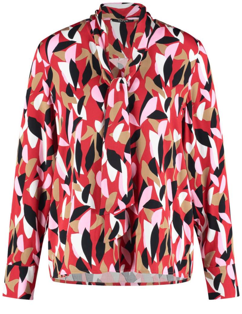 TAIFUN - Bluse mit Allover-Muster rot - Gr. - 36 von TAIFUN