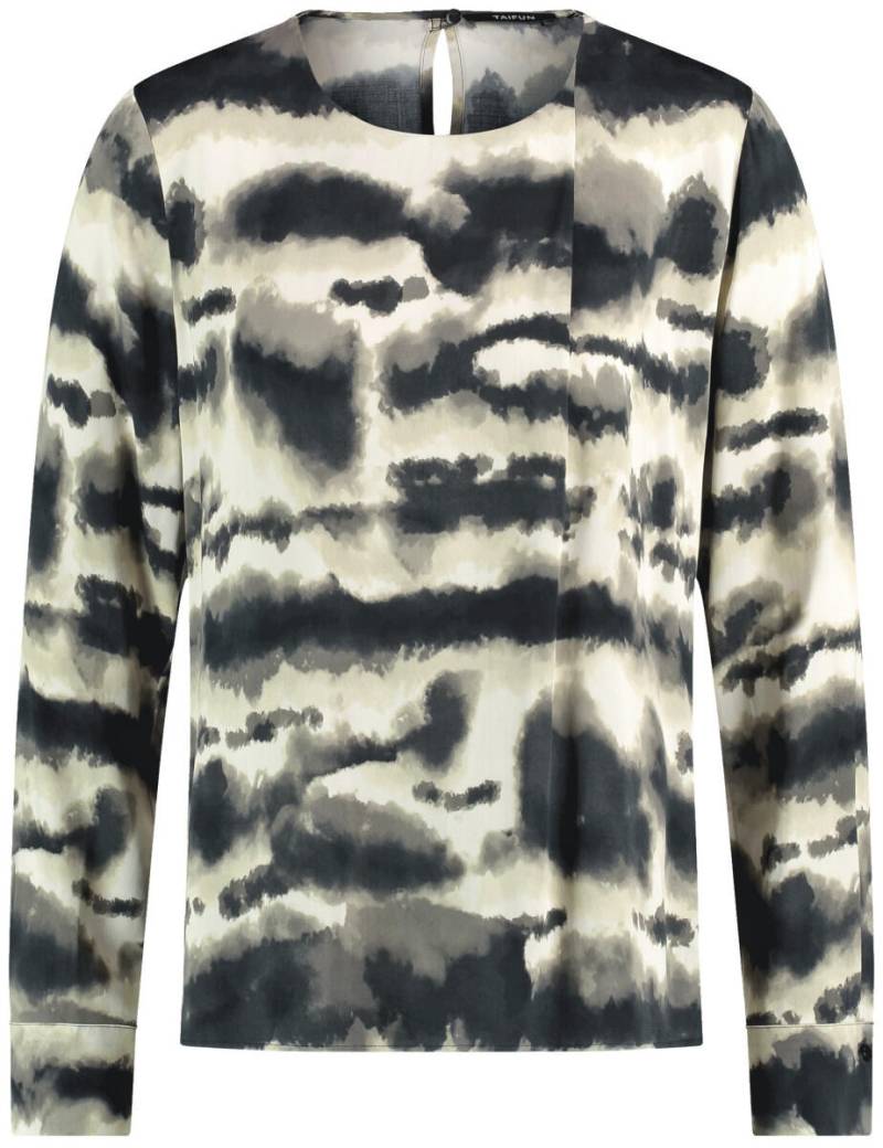 TAIFUN - Blusenshirt mit Allover-Print beige - Gr. - 34 von TAIFUN