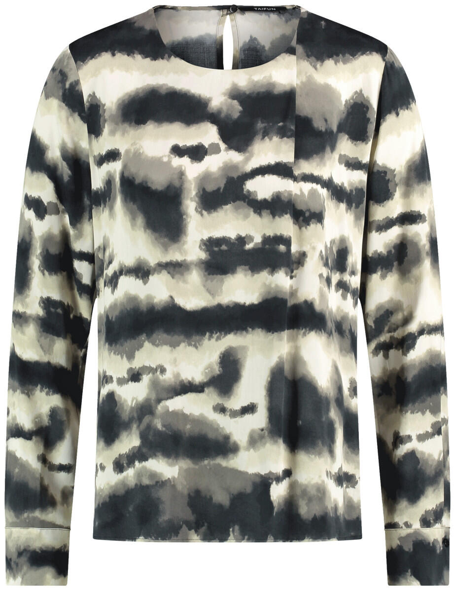 TAIFUN - Blusenshirt mit Allover-Print beige - Gr. - 36 von TAIFUN