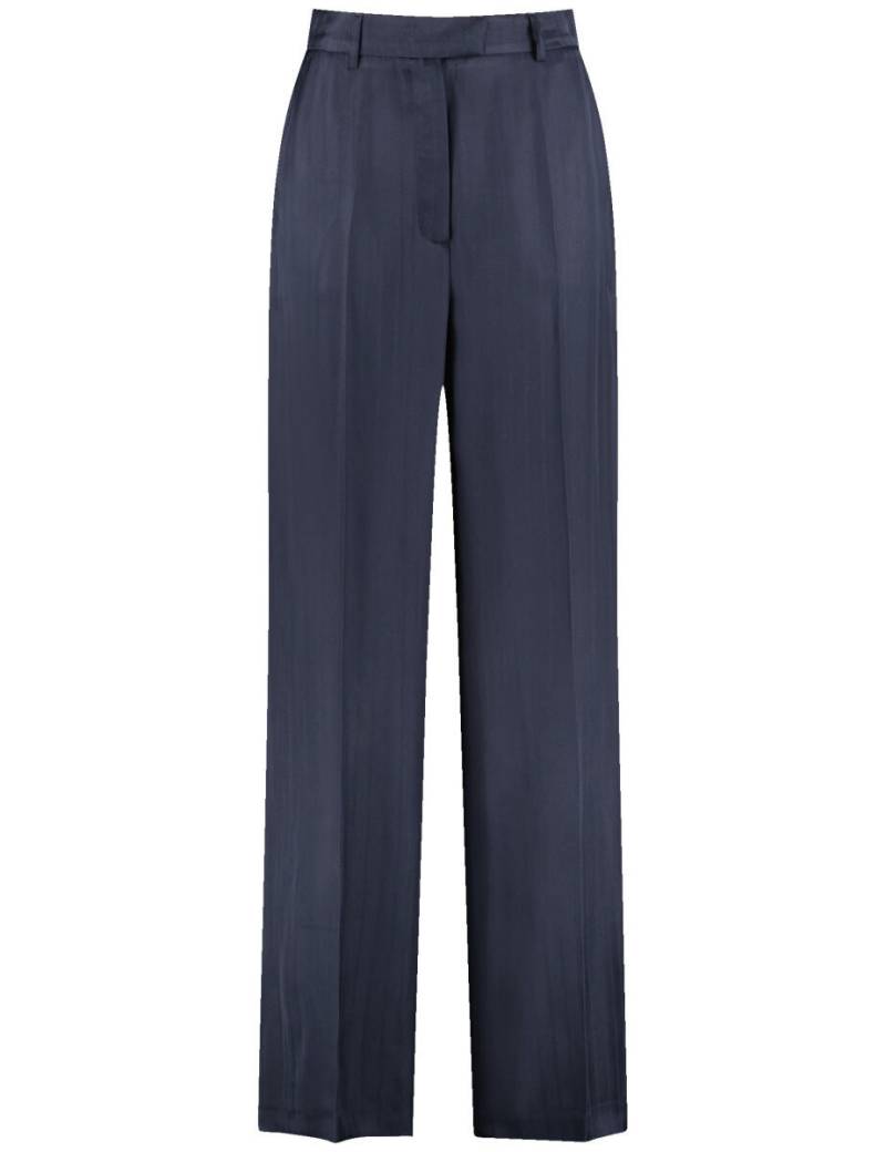 TAIFUN - Elegante Hose mit weitem Bein blau - Gr. - 38 von TAIFUN