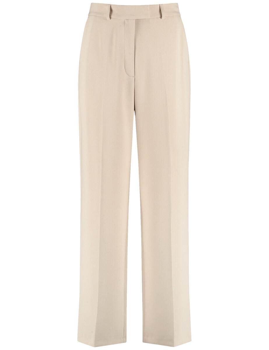 TAIFUN - Elegante weit fließende Hose beige/weiß - Gr. - 44 von TAIFUN