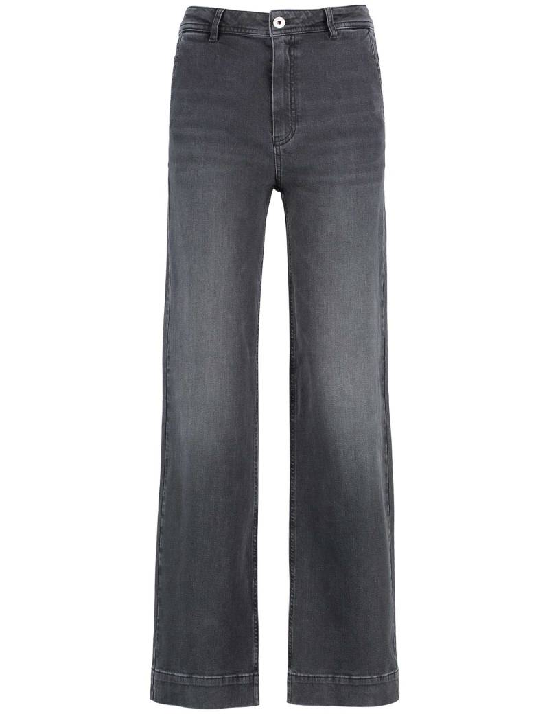 TAIFUN - Jeans Wideleg grau - Gr. - 42 von TAIFUN