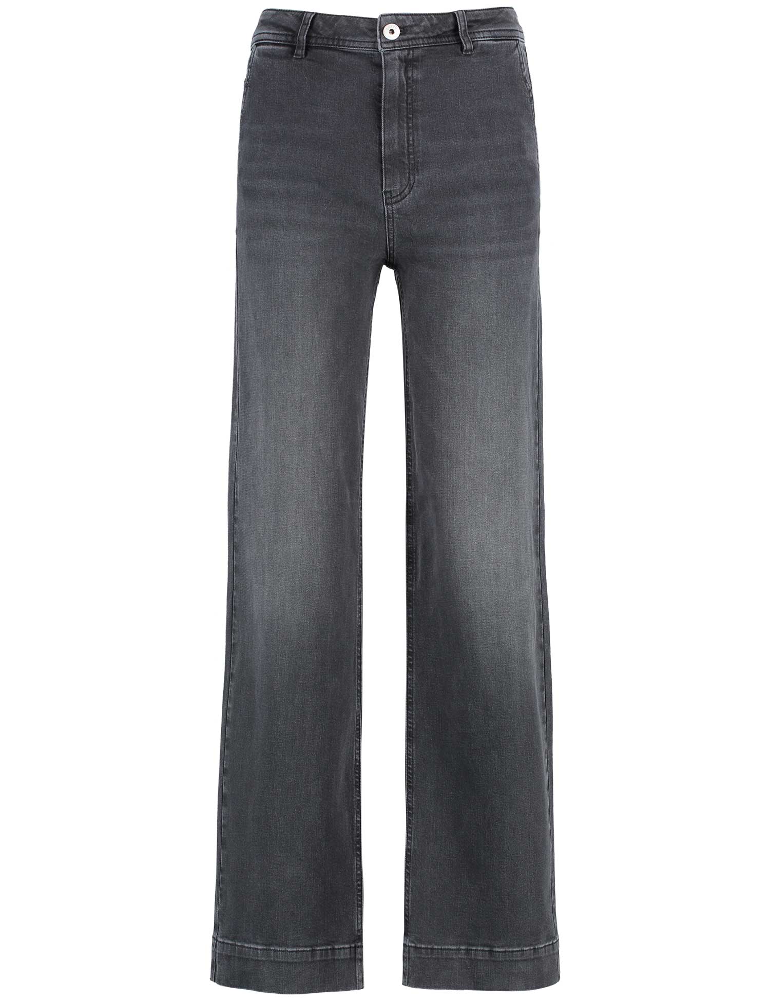 TAIFUN - Jeans Wideleg grau - Gr. - 44 von TAIFUN