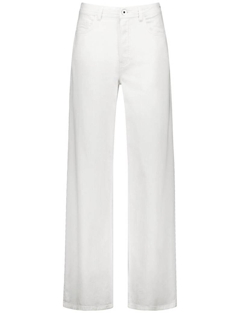 TAIFUN - Jeans mit weitem Bein weiß - Gr. - 34 von TAIFUN