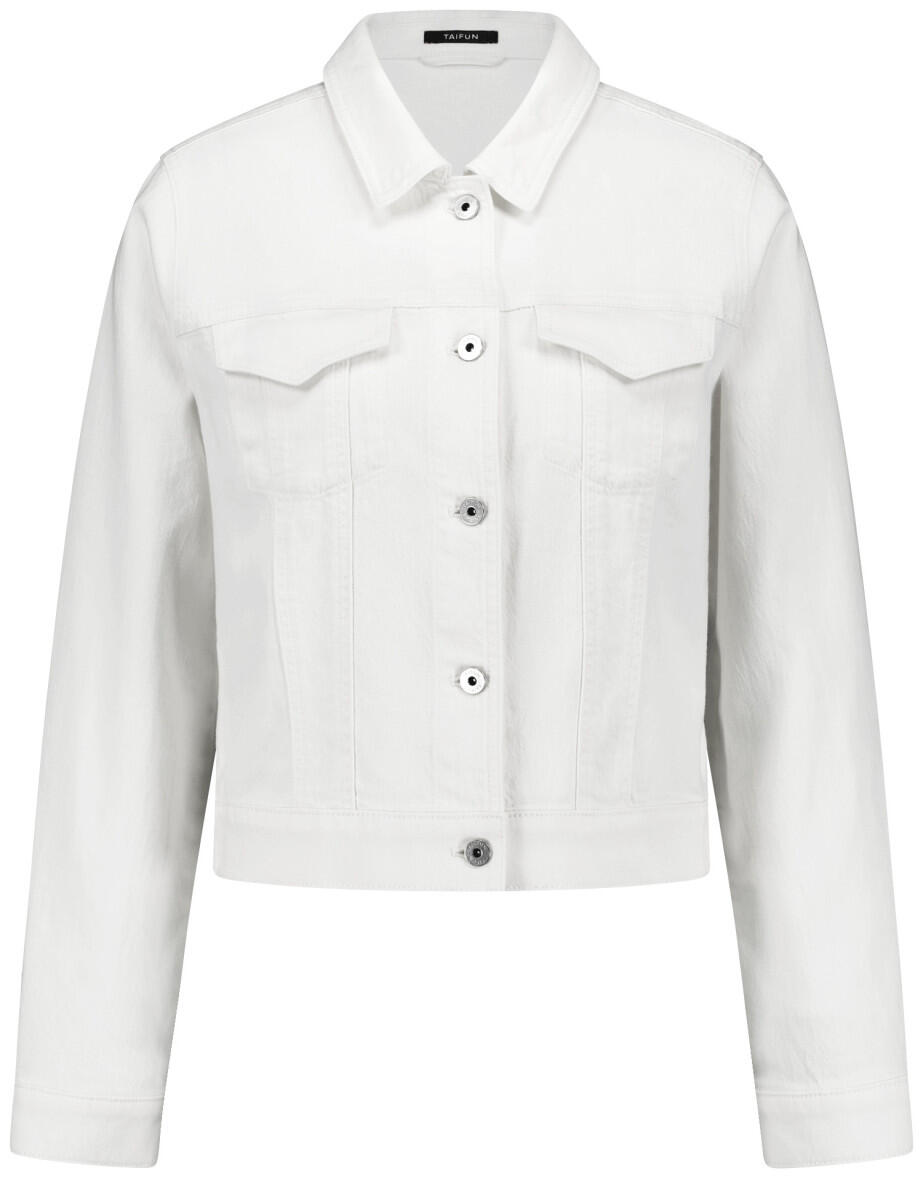 TAIFUN - Jeansjacke beige/weiß - Gr. - 38 von TAIFUN