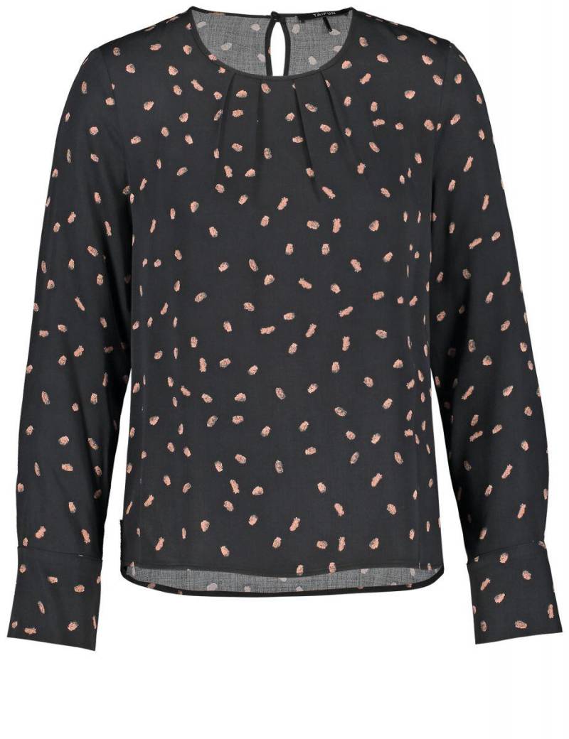 TAIFUN - Langarmbluse aus Satin schwarz - Gr. - 34 von TAIFUN