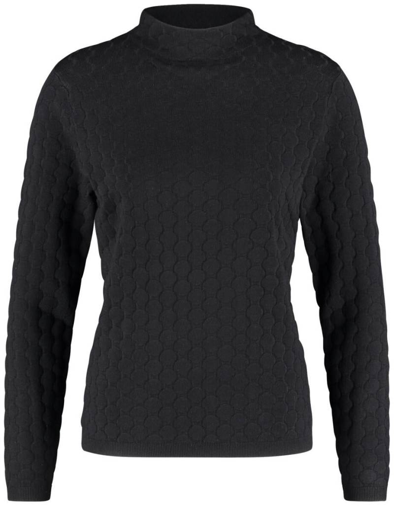 TAIFUN - Langarmpullover schwarz - Gr. - 38 von TAIFUN