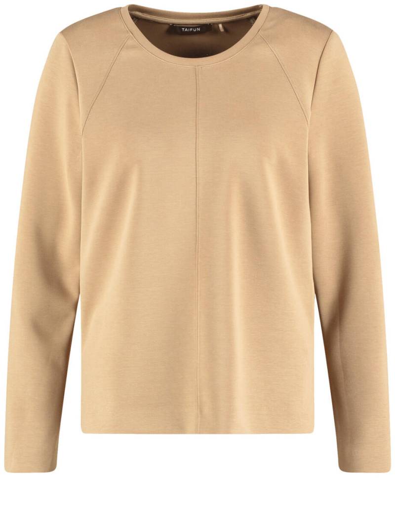 TAIFUN - Langarmshirt braun - Gr. - 34 von TAIFUN