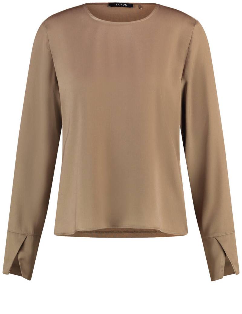 TAIFUN - Langarmshirt braun - Gr. - 36 von TAIFUN