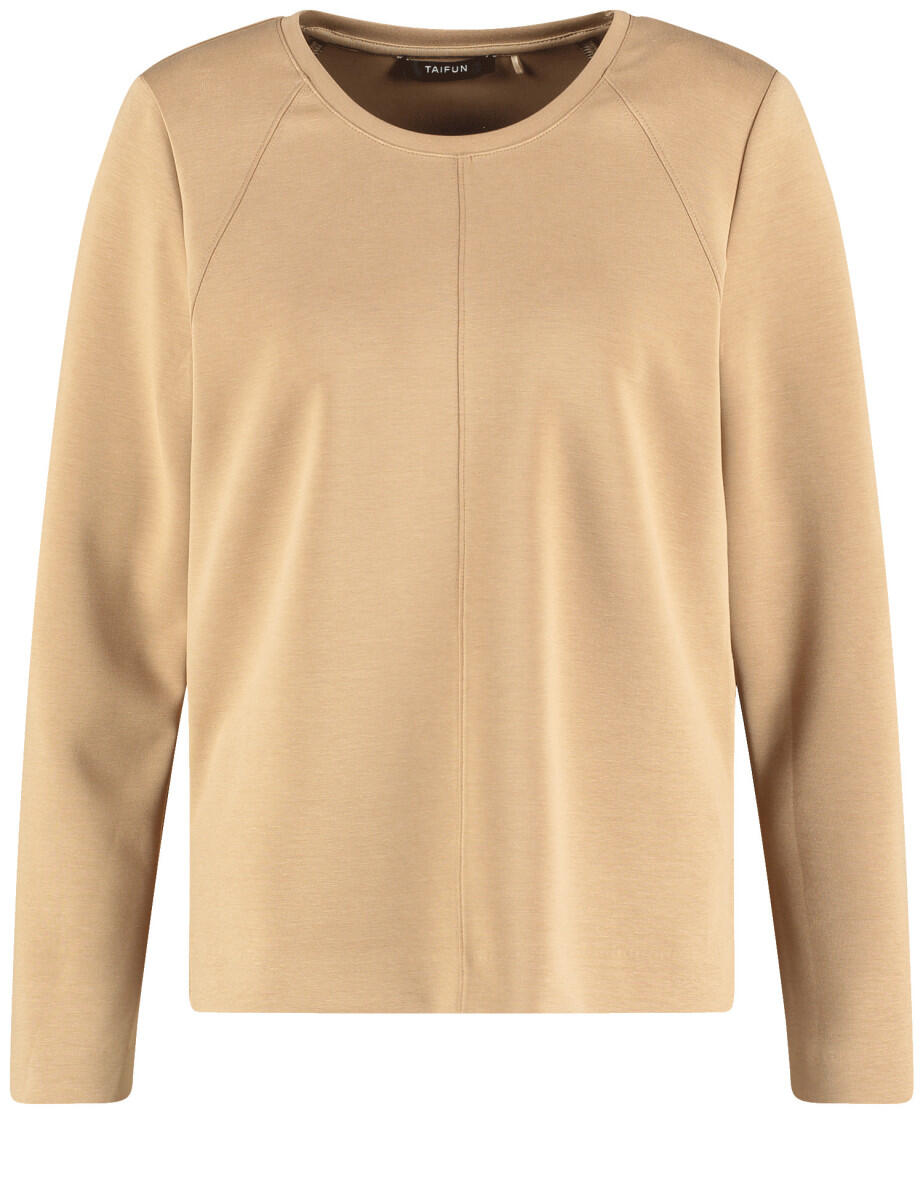 TAIFUN - Langarmshirt braun - Gr. - 42 von TAIFUN