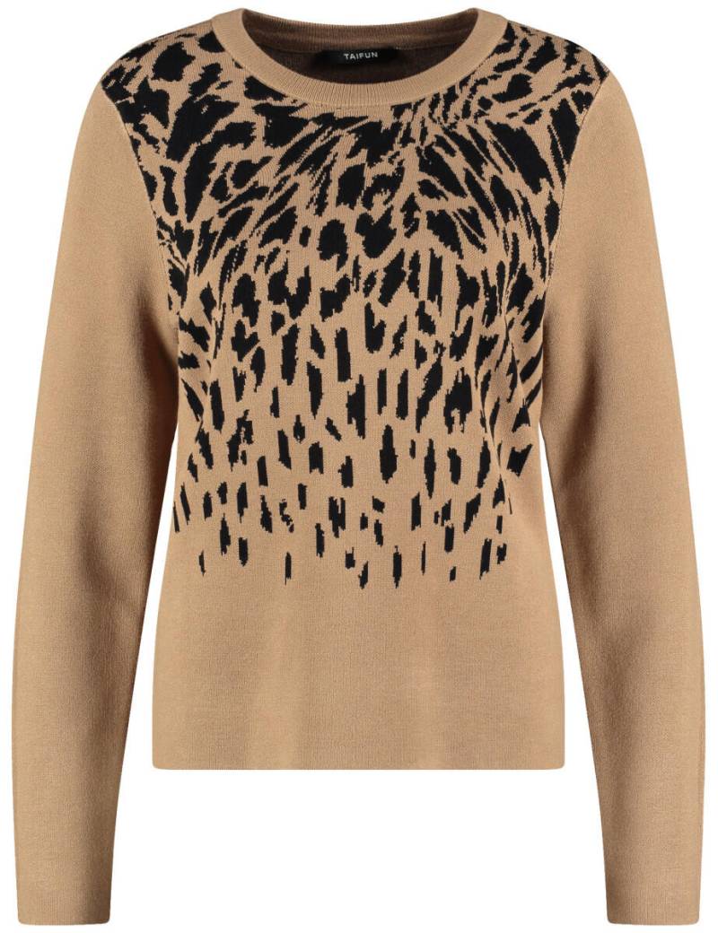 TAIFUN - Pullover braun - Gr. - 36 von TAIFUN