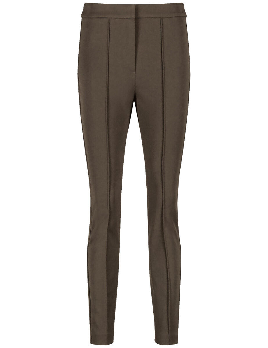 TAIFUN - Stretchhose Skinny braun - Gr. - 44 von TAIFUN